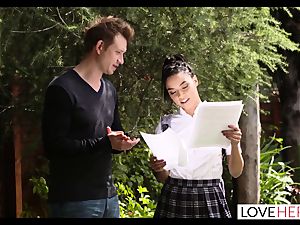 teen Gives Her professor The best lovemaking Of His Life.