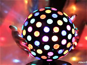 marvelous gigantic boobed disco ball stunner